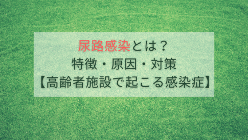 尿路感染とは？特徴・原因・対策【高齢者施設で起こる感染症】