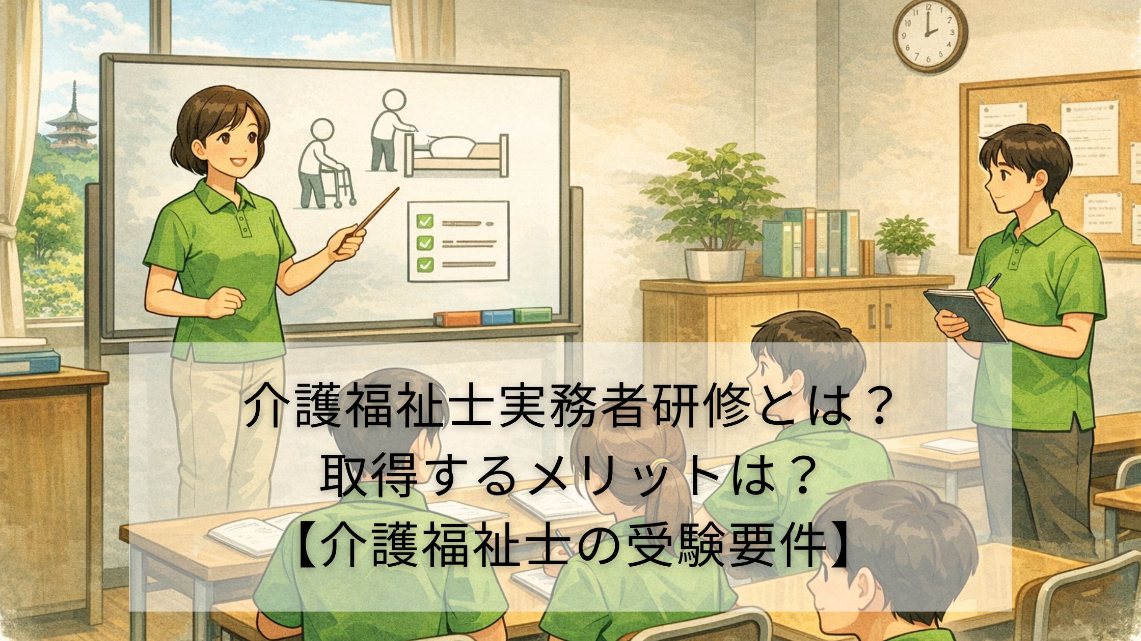 介護福祉士実務者研修とは？取得するメリットは？【介護福祉士の受験要件】