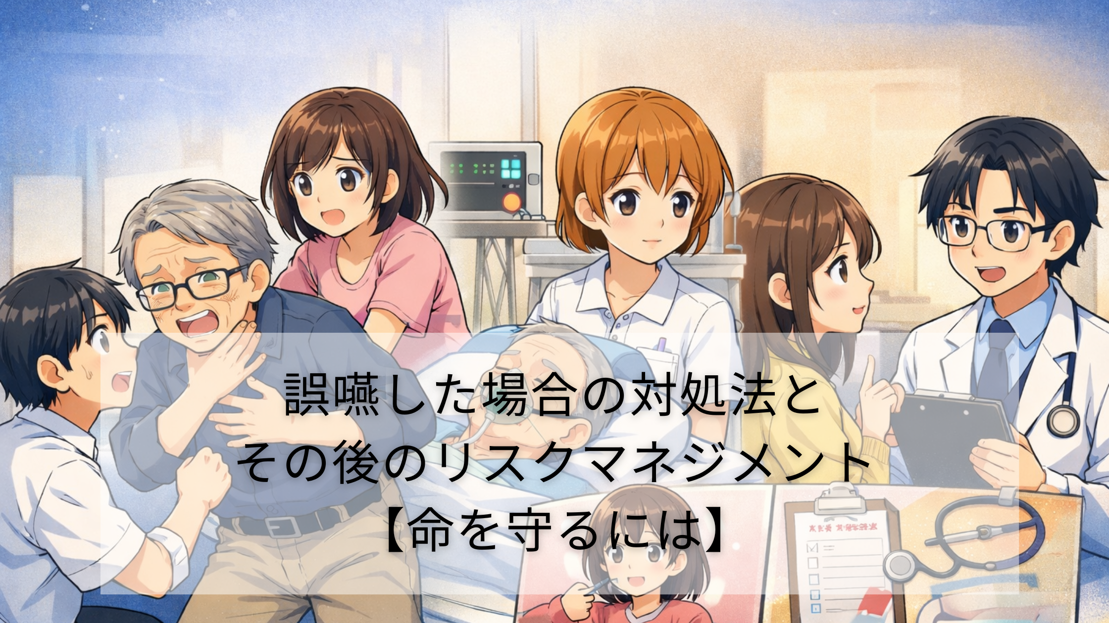 誤嚥した場合の対処法とその後のリスクマネジメント【命を守るには】