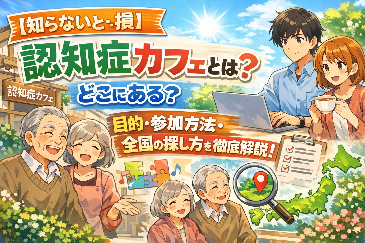 【知らないと損】認知症カフェとは？どこにある？目的・参加方法・全国の探し方を徹底解説