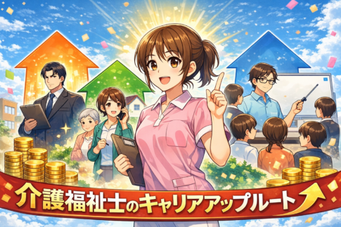 介護福祉士のキャリアアップルートには何がある？【現場経験は十分！次は収入とやりがいアップを目指そう】