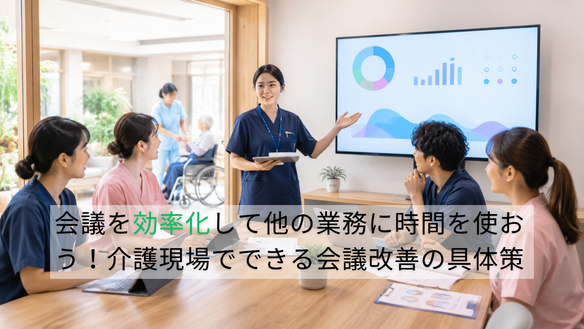 会議を効率化して他の業務に時間を使おう！介護現場でできる会議改善の具体策