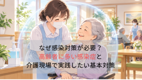 なぜ感染対策が必要？高齢者に多い感染症と介護現場で実践したい基本対策