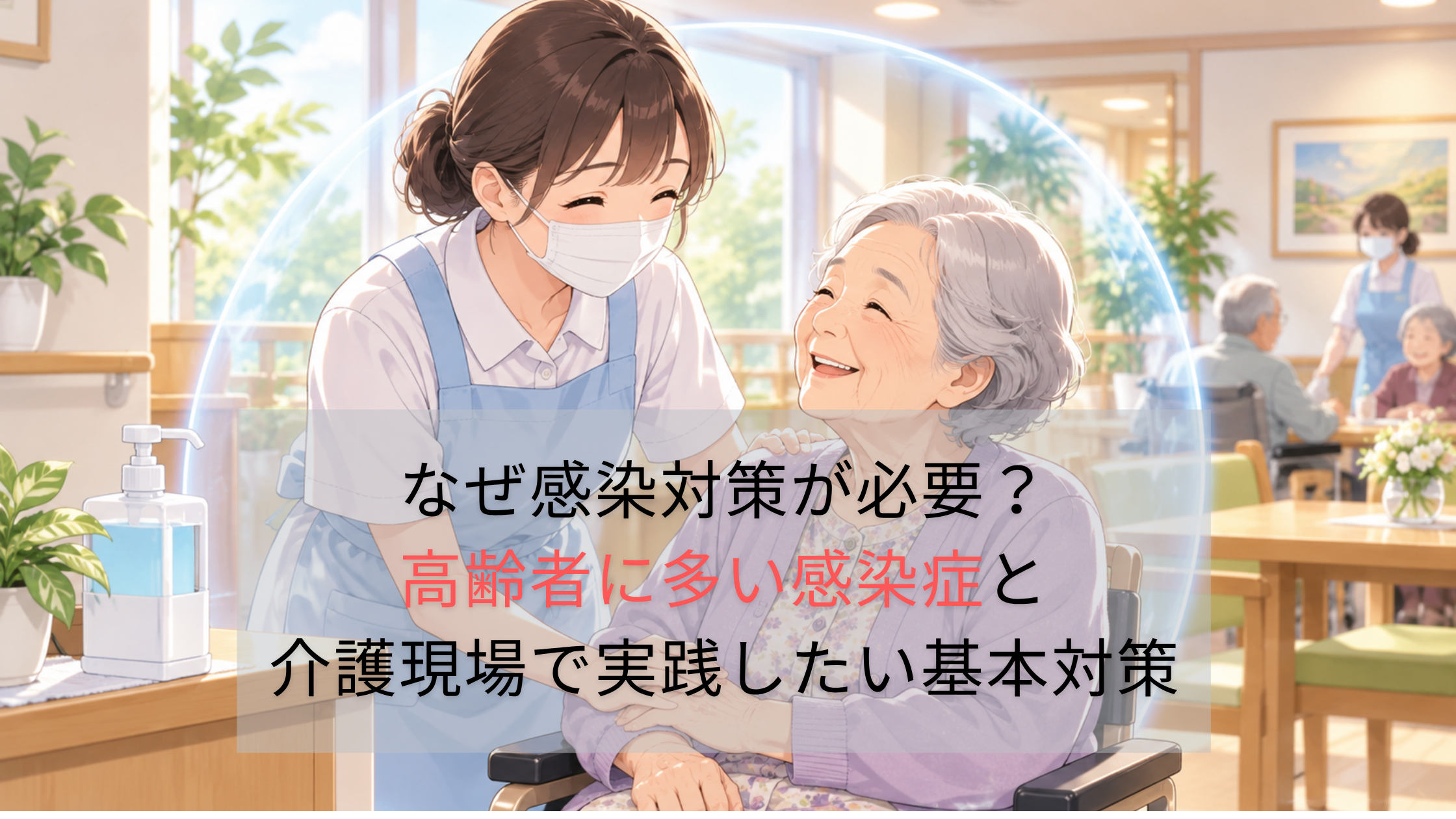 なぜ感染対策が必要?高齢者に多い感染症と介護現場で実践したい基本対策